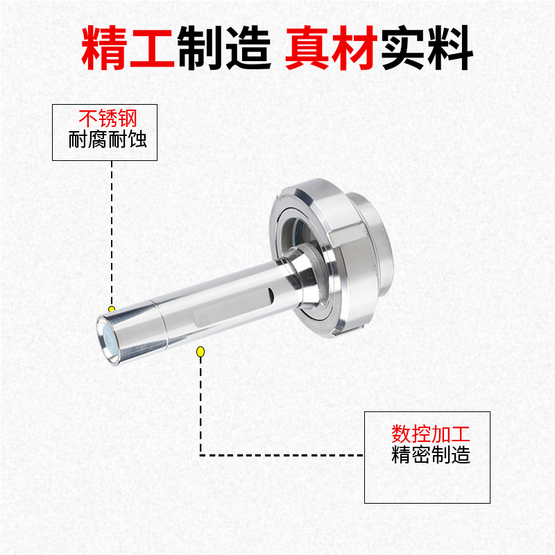 不锈钢活接视镜灯卫生级