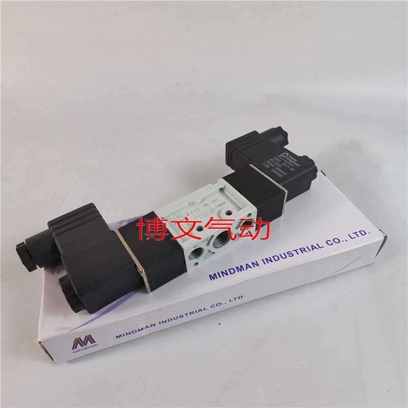 Mindman金器电磁阀MVSC-220-4E2 AC110V DC24V二位五通换向阀