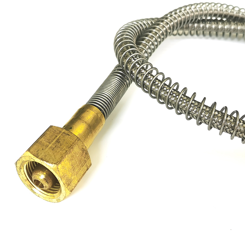 氧气瓶充气管导气管氩气二氧化碳大瓶转小瓶不锈钢高压软管连接管