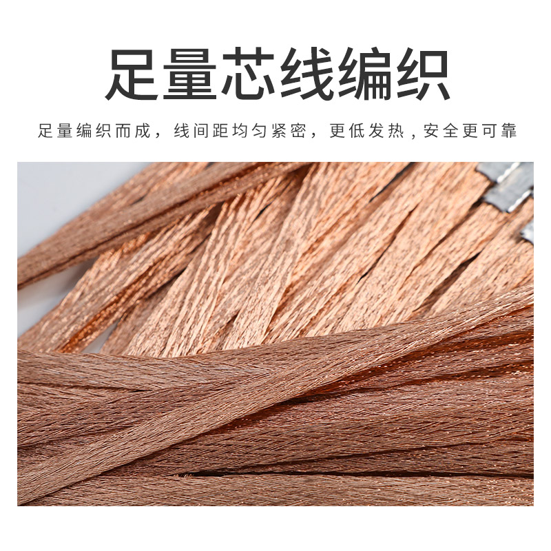 铜编织带接地线平方长导