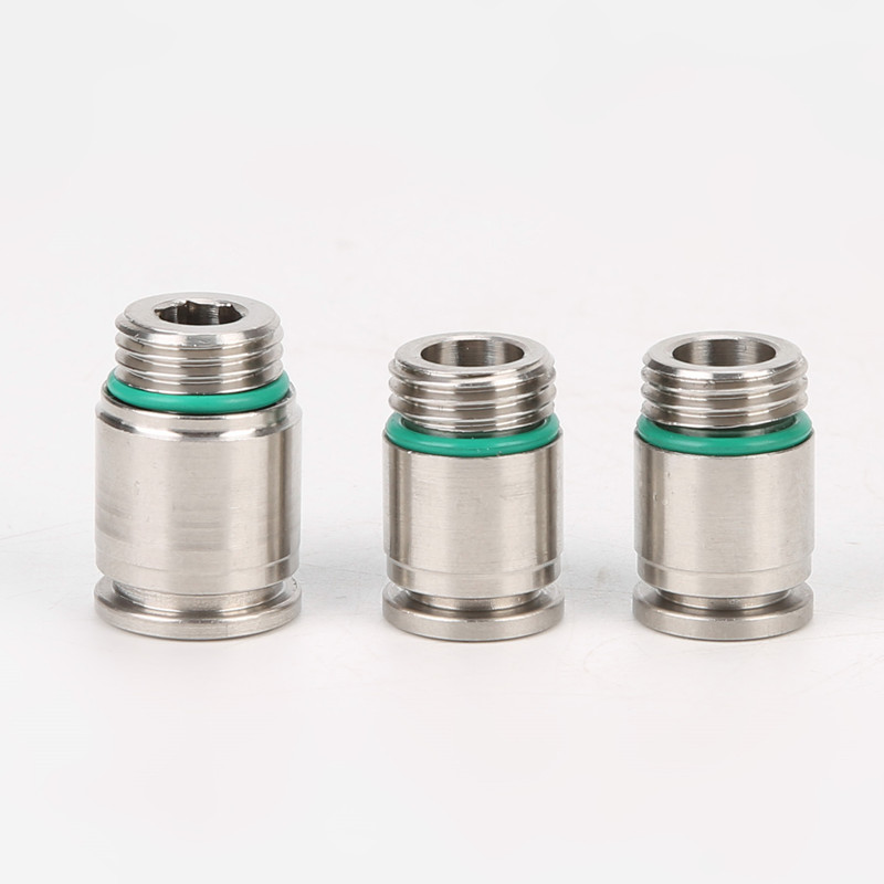 不锈钢内六角外螺纹直通