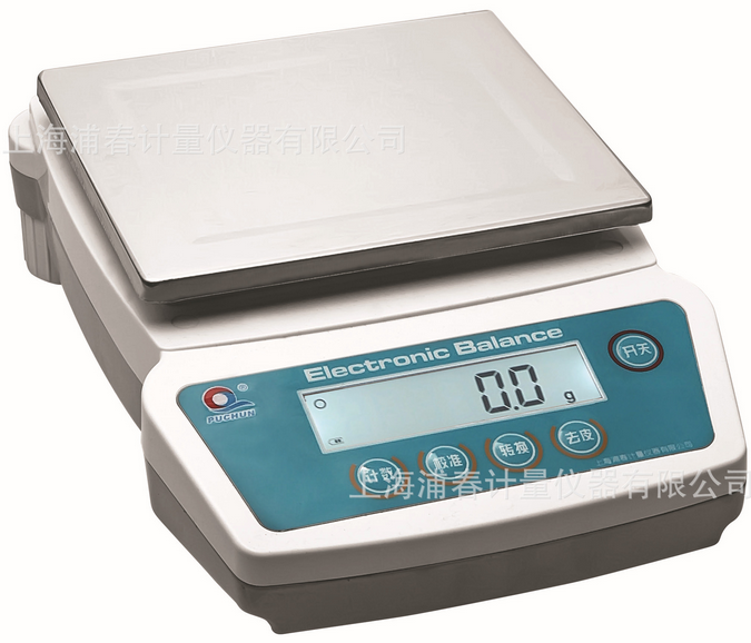 上海浦春 JA 电子天平 100g/200g/3000g/5000g/0.01g 充电式