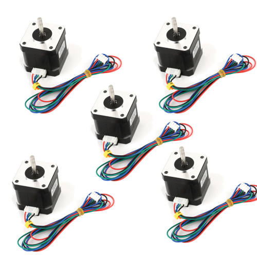 17 Stepper Motor Bipolar 84oz.in(42Ncm) lead 3D Printer 5PCS