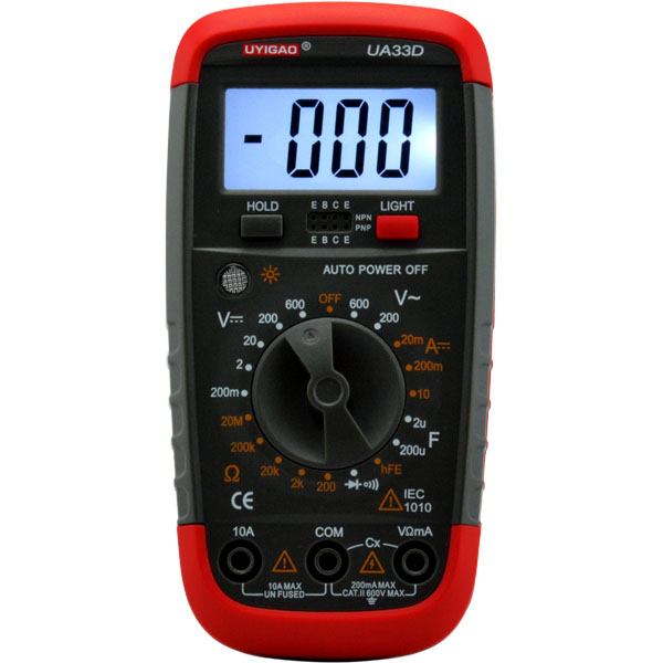 优仪高数字万用表显能袖