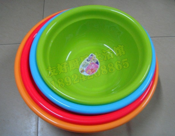 时尚多彩家用盆洗脸面塑