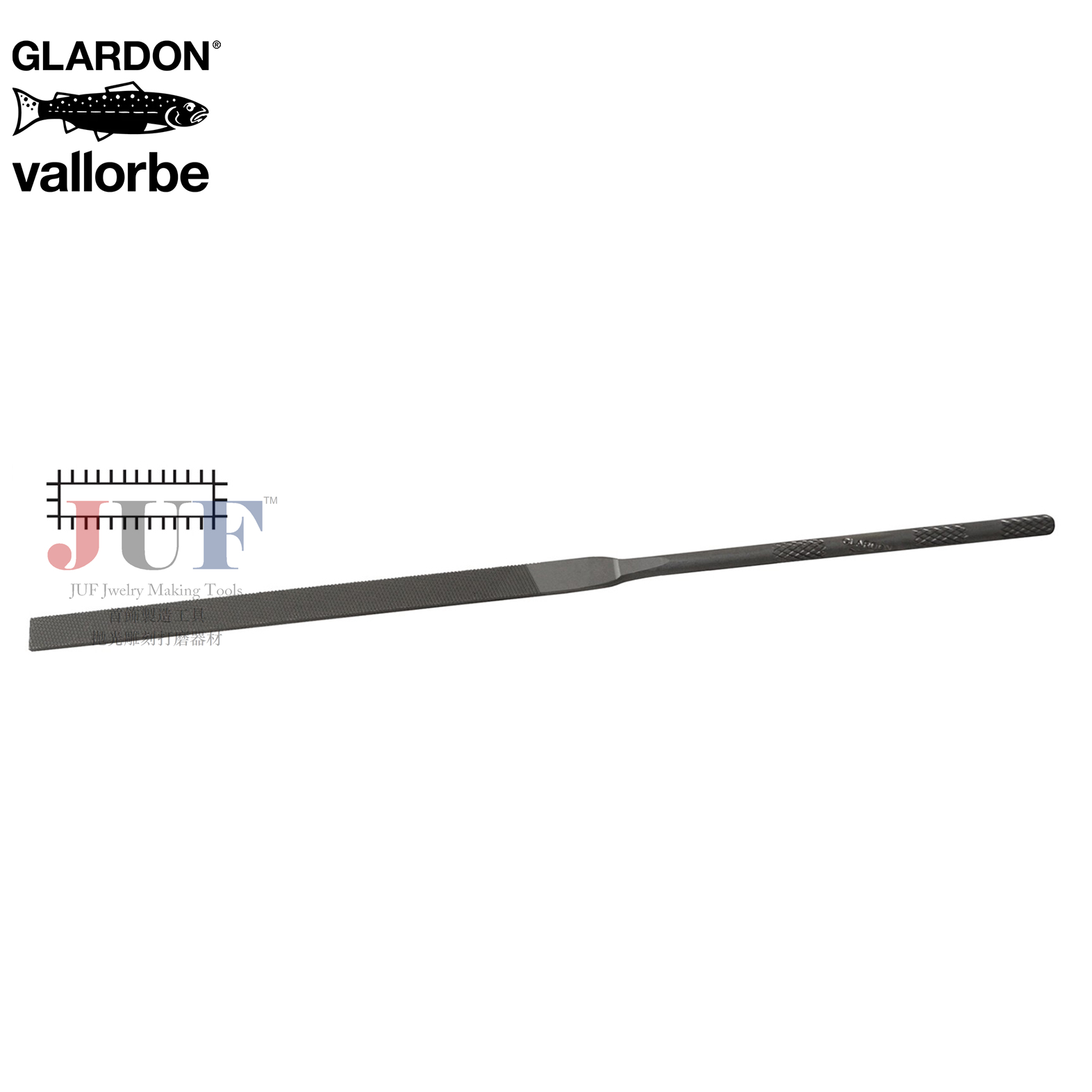 瑞士进口 Glardon Vallorbe鱼牌平锉 扁头方锉 执模整形金工锉刀