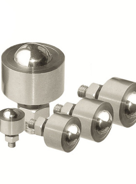 螺帽固定型钢珠滚轮BCHN12/16/19/25/31万向球滚动轴承牛眼轮