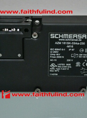 议价Schmersal 101143709 施迈赛安全开关 AZM 161SK-33rka-230-M