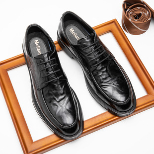 Real Leather Men Dress Shoes Casual Formal Leather Shoes皮鞋