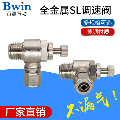 气动快拧单向阀节流调速