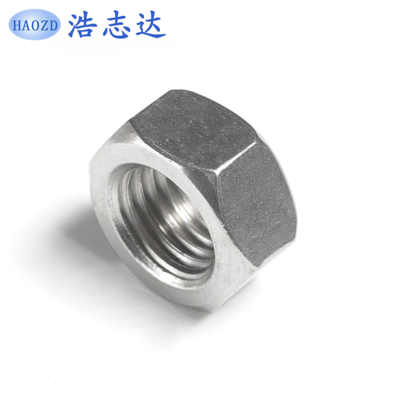 镀镍六角螺母M1.6M2M2.5M3M3.5M4M5M6M8M10国标GB6170标准螺丝帽