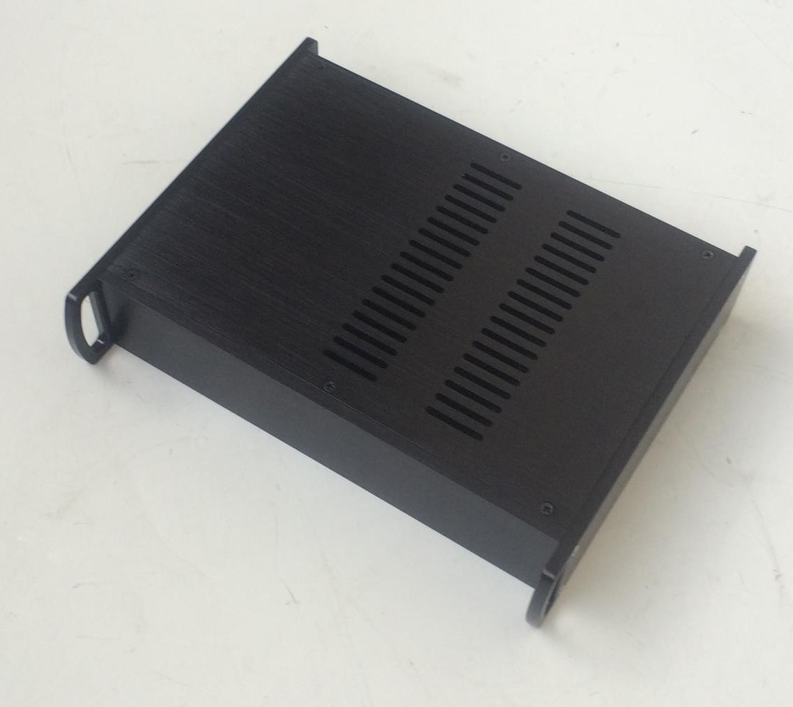 黑色带把手全铝前级功放