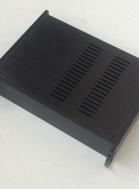 BRZHiFi - 黑色带把手全铝前级/功放/DAC机箱BZ3207B