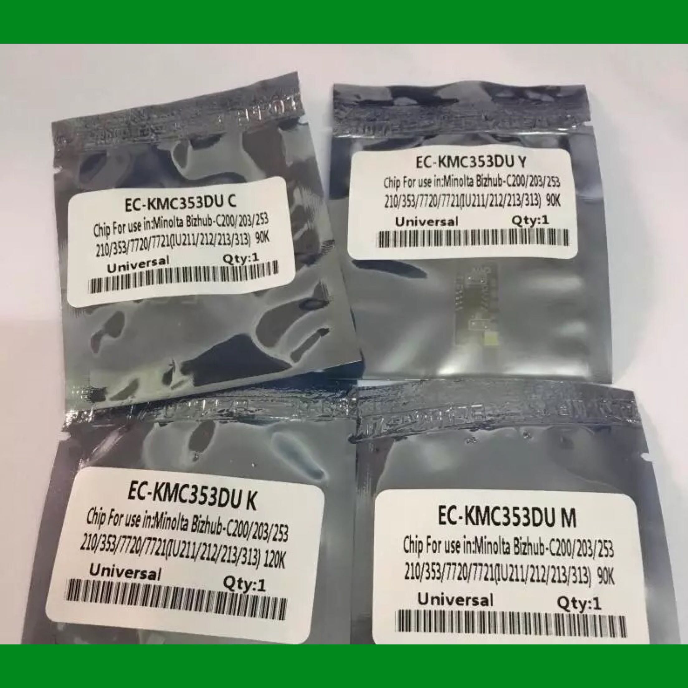 柯美 美能达C353 C253 C203 C200 C210 C7721 C7720 硒鼓芯片