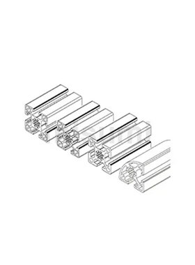 经济型 米思米 欧标45型材 槽宽10mm KLCF10-4545-6000 MISUMI