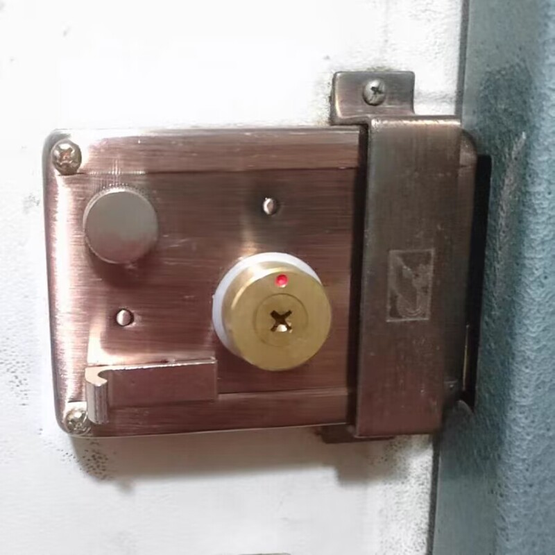 保德安888a-3型888a-1型老式铸诚云飞防盗门外装十字钥匙旋钮门锁