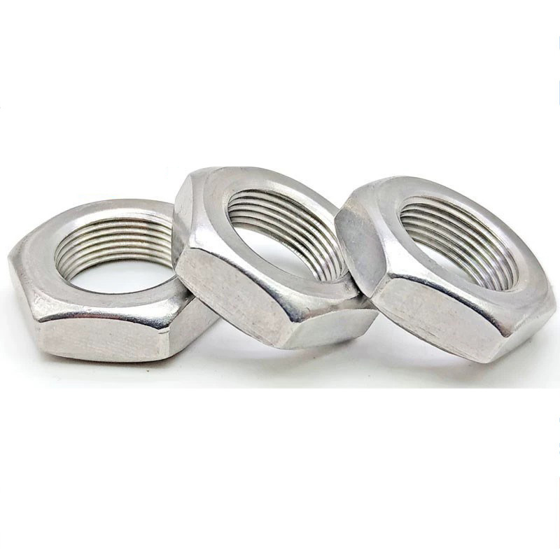 不锈钢细牙反薄螺母左旋