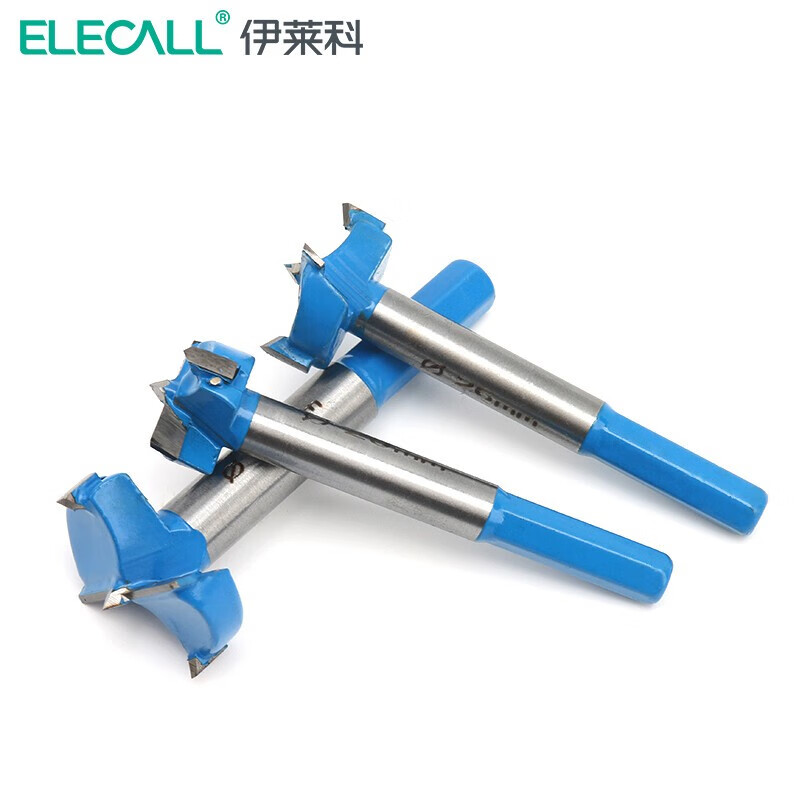 伊莱科加长木工板材打孔工具开口打洞钻孔合金钢开孔器多功能钻头