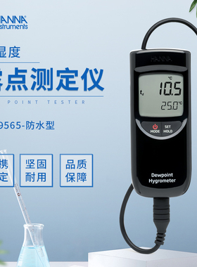 HANNA哈纳 温湿度计高精度HI9565便携式温湿度/露点测定仪 湿度仪