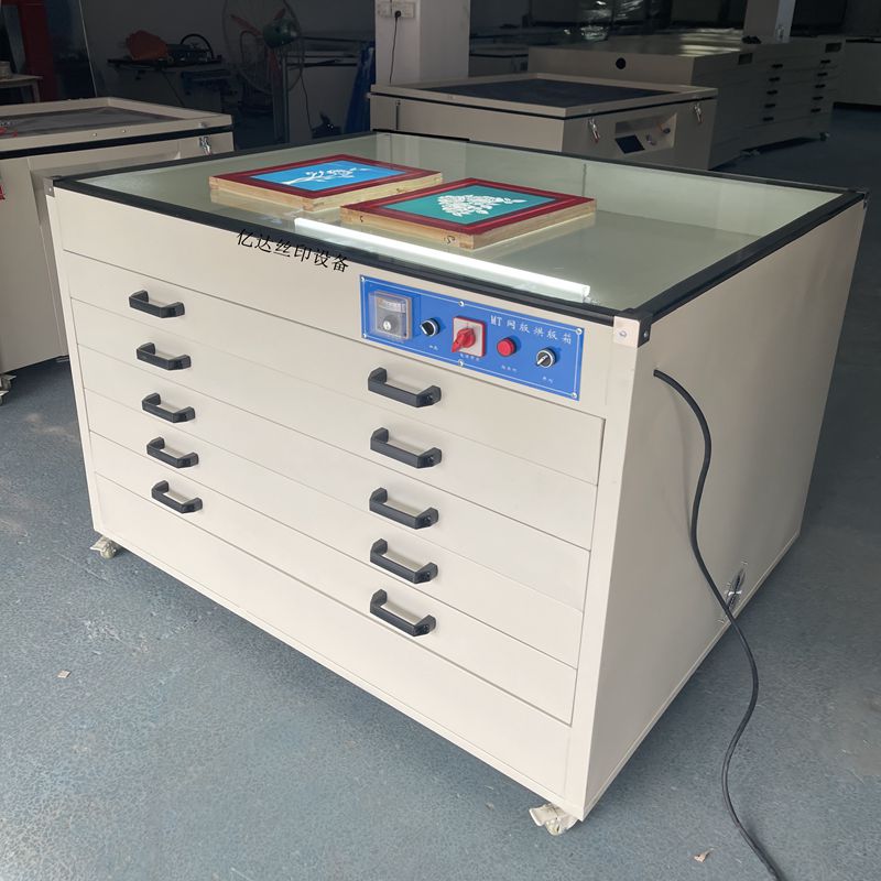 丝印网版烤箱卧式烘刷机