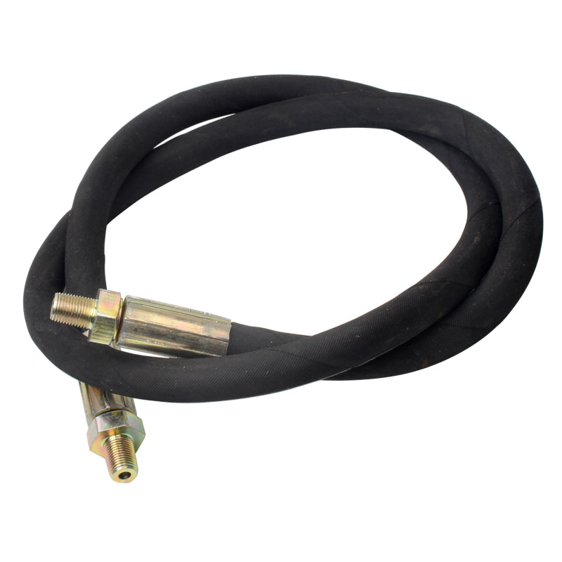 通用型黄油枪软管防爆型气动黄油枪脚踏黄油枪钢丝管1米2米防爆管