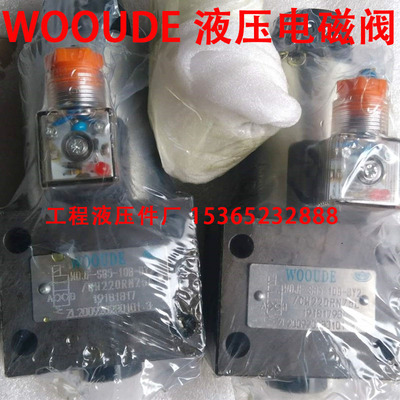 WOOUDE 液压电磁换向阀 WDJF-SG-8B-DY/CW220RNZ5L W00UDE