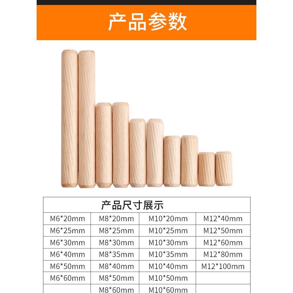 木塞子实液氨堵船楔工具膨木胀堵孔三角木头用木制圆榫木木漏楔子