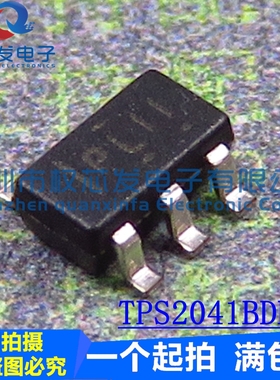 全新原装 TPS2041BDBVR 丝印PLII SOT-23-5 单通道限流配电开关IC