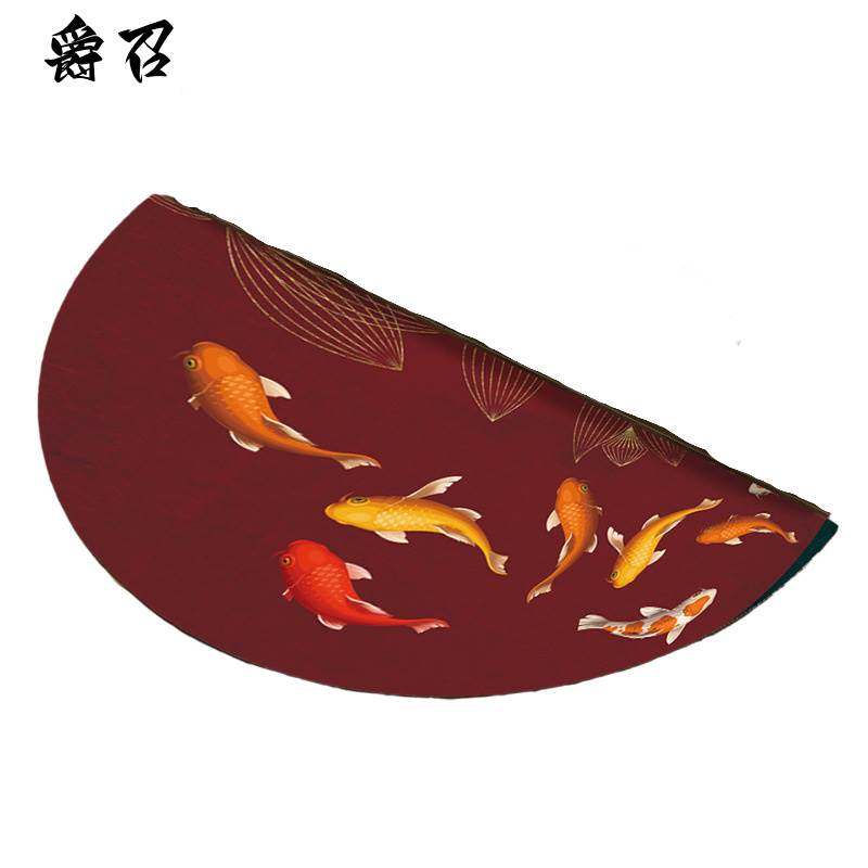 中式入户地毯玄关国风进门半圆地垫家用客厅大门口浴室吸水门垫,农机/农具/农膜,叉,淘宝优惠券,粉丝福利购,淘宝优惠卷