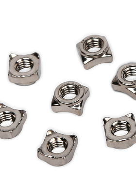 304不锈钢GB13680四方焊接螺母DIN928四角点焊螺帽M4M5M6M8M10