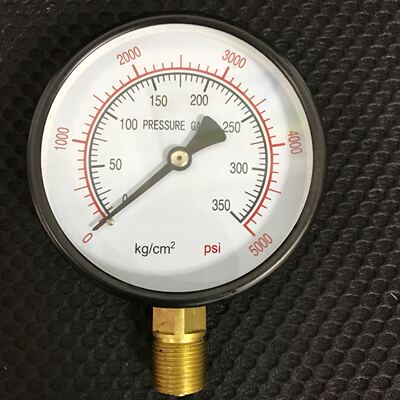 压力表 pressure gauge Y-100 0-350kg 0-5000psi  直径100mm