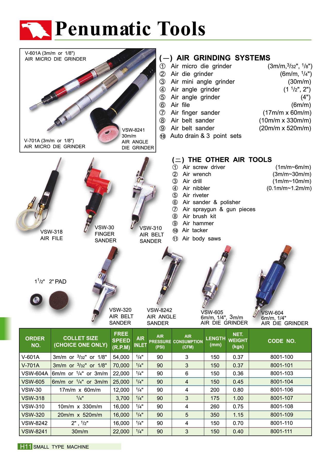 正品台湾鹰牌气动锉刀机