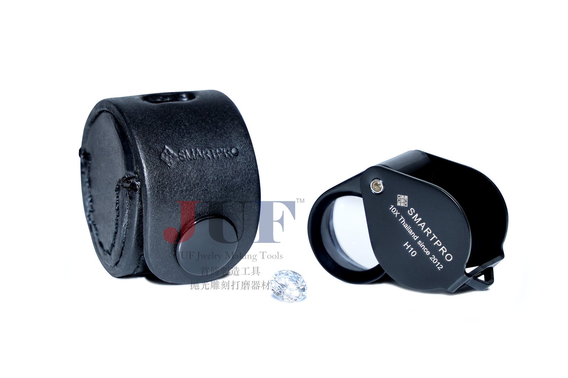 泰国进口SmartPro 10x 10倍手持放大镜珠宝文玩钱币鉴定