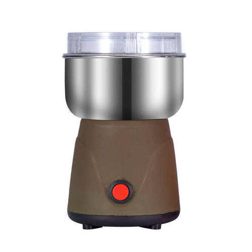 粉碎机五谷杂粮电动n磨粉机家用小型研磨机不锈钢材咖啡打粉机低