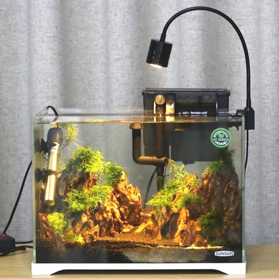 小型鱼缸专用灯南美夹观