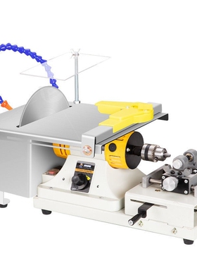 1950W玉石切割打磨一体机小型雕刻机锯翡翠抛光工具多功能台磨机