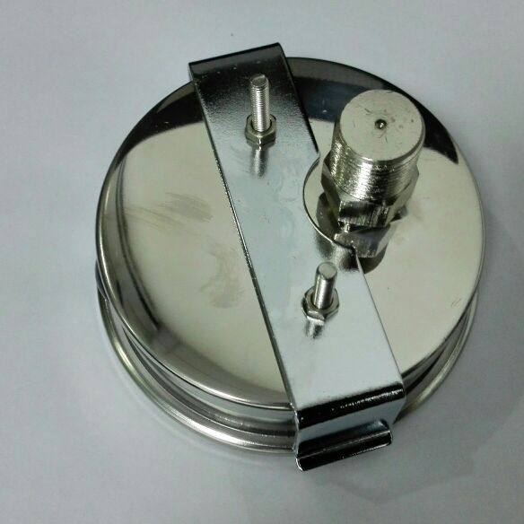 轴向带支架耐震充液压油压力表 YTN-100Z-U 1500psi 10mpa zyia