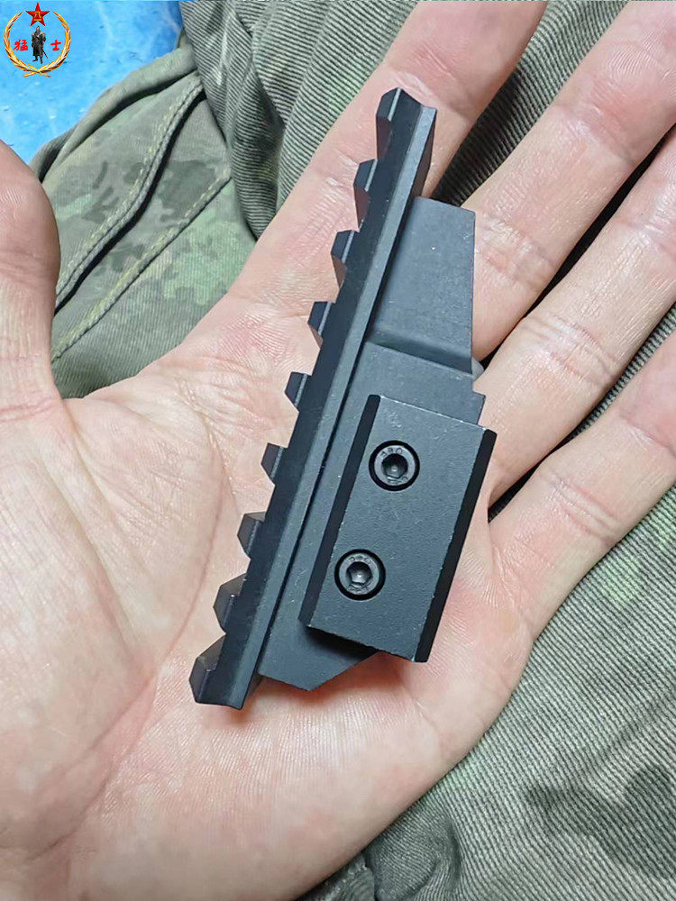 akaa1金属上盖ak74u金属导轨顶仁祥镜桥轨锦明12代玩具黑软弹模型