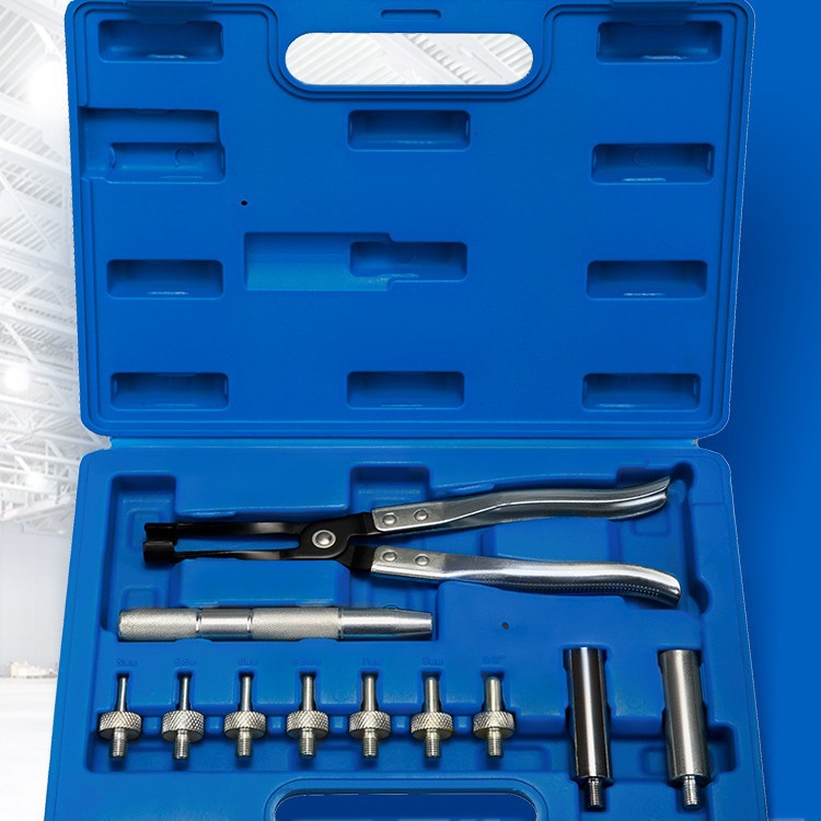 11件气门油封拆装工具组 气门油封钳 气门弹簧拆装钳 气门拔取钳
