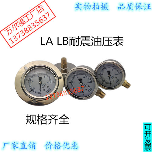 耐震径向压力表油轴背接