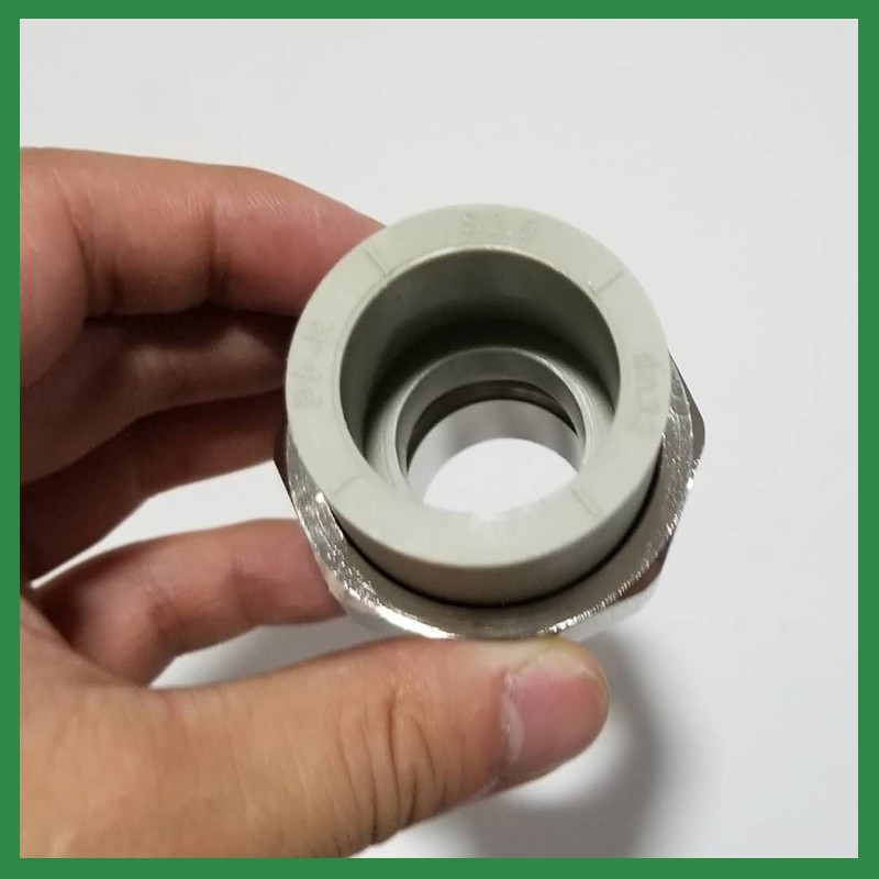 灰色外丝铜活接牙全结头