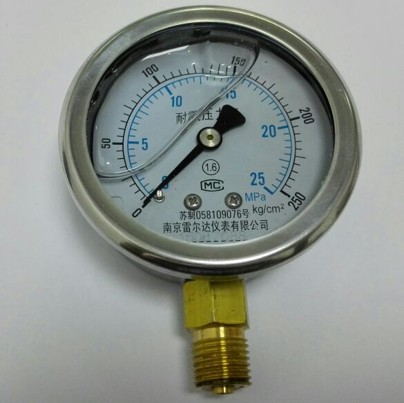 耐振压力表直径螺纹向无