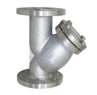 GL41W-16P 304 不锈钢Y型过滤器 不锈钢法兰过滤器DN50 65 80 100