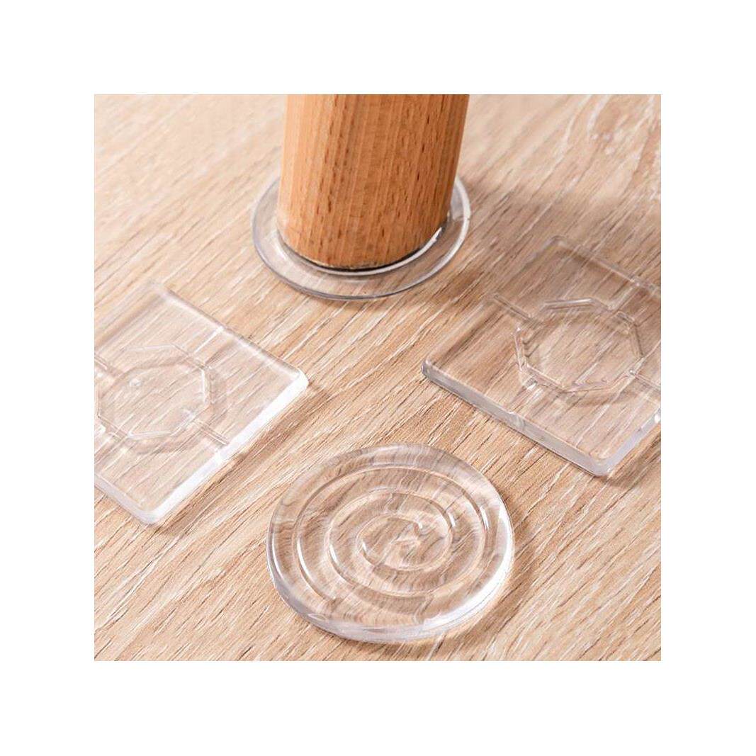 透明硅胶家具脚垫桌腿沙发脚PU粘贴片桌角床角防撞床腿静音防滑垫