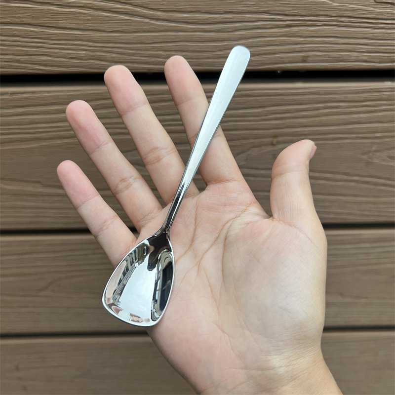 迷你304不锈钢甜品勺甜点冰激凌勺雪糕铲勺可爱搅拌勺子宝宝勺