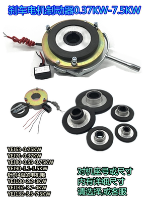 刹车电机制动器刹车0.55/1.1/2.2/3/5.5/7.5KWSDZ-40 30 15 05 08