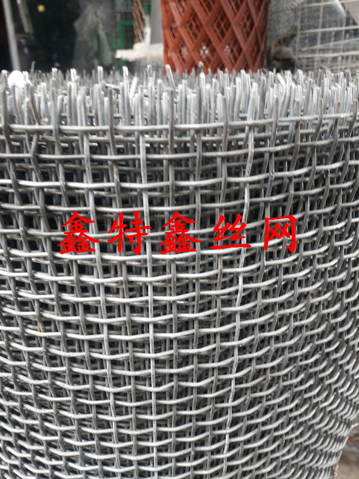 热镀锌钢丝白轧花网加粗