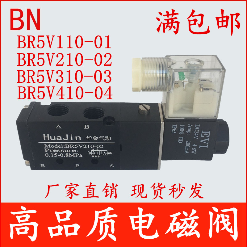 高品质电磁阀BR5V110-01 BR5V210-02 BR5V310-03 410-04气动元件