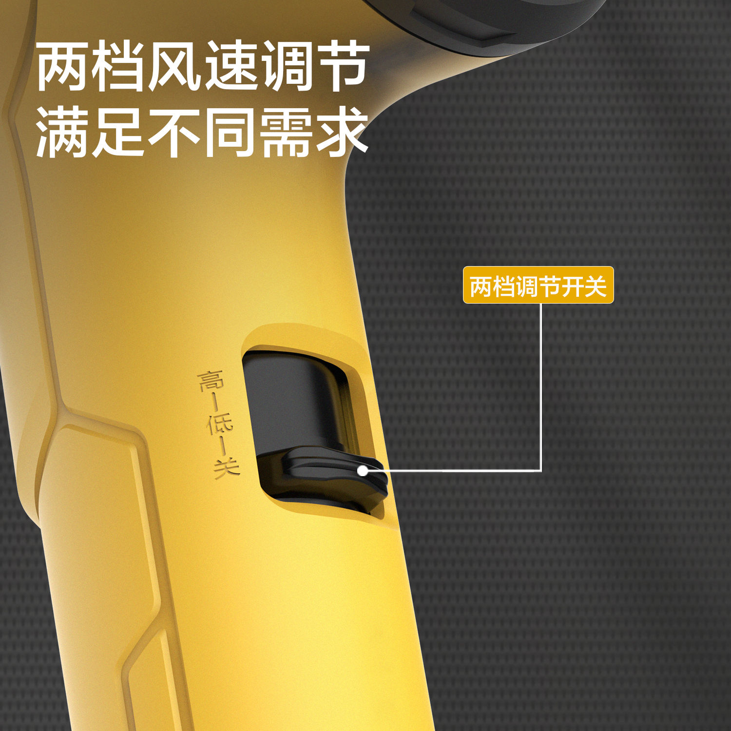 得力工具可调温热风枪工业电热吹风机烤枪汽车贴膜专用收缩膜烘枪