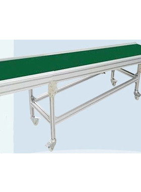 厂家直销90度180度流水线接驳转弯机PU转角传送带环形PVC绿色帆布